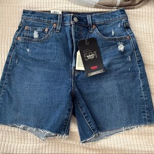 Levi’s 501 Mid Thigh Denim Shorts Size 29 NWT